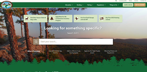 ARKANSAS Game and Fish Department