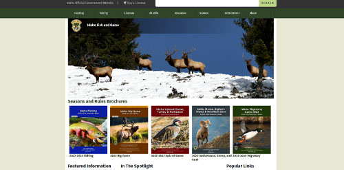 IDAHO Fish and Game