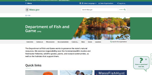 MASSACHUSETTS Energy and Environmental Affairs