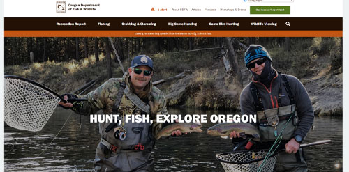 OREGON Department of Fish and Wildlife
