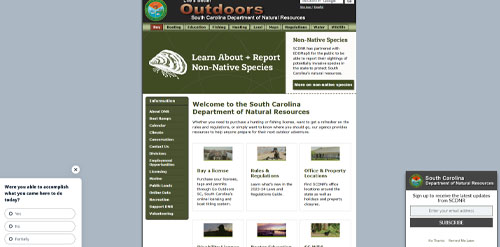 SOUTH CAROLINA Department of Natural Resources